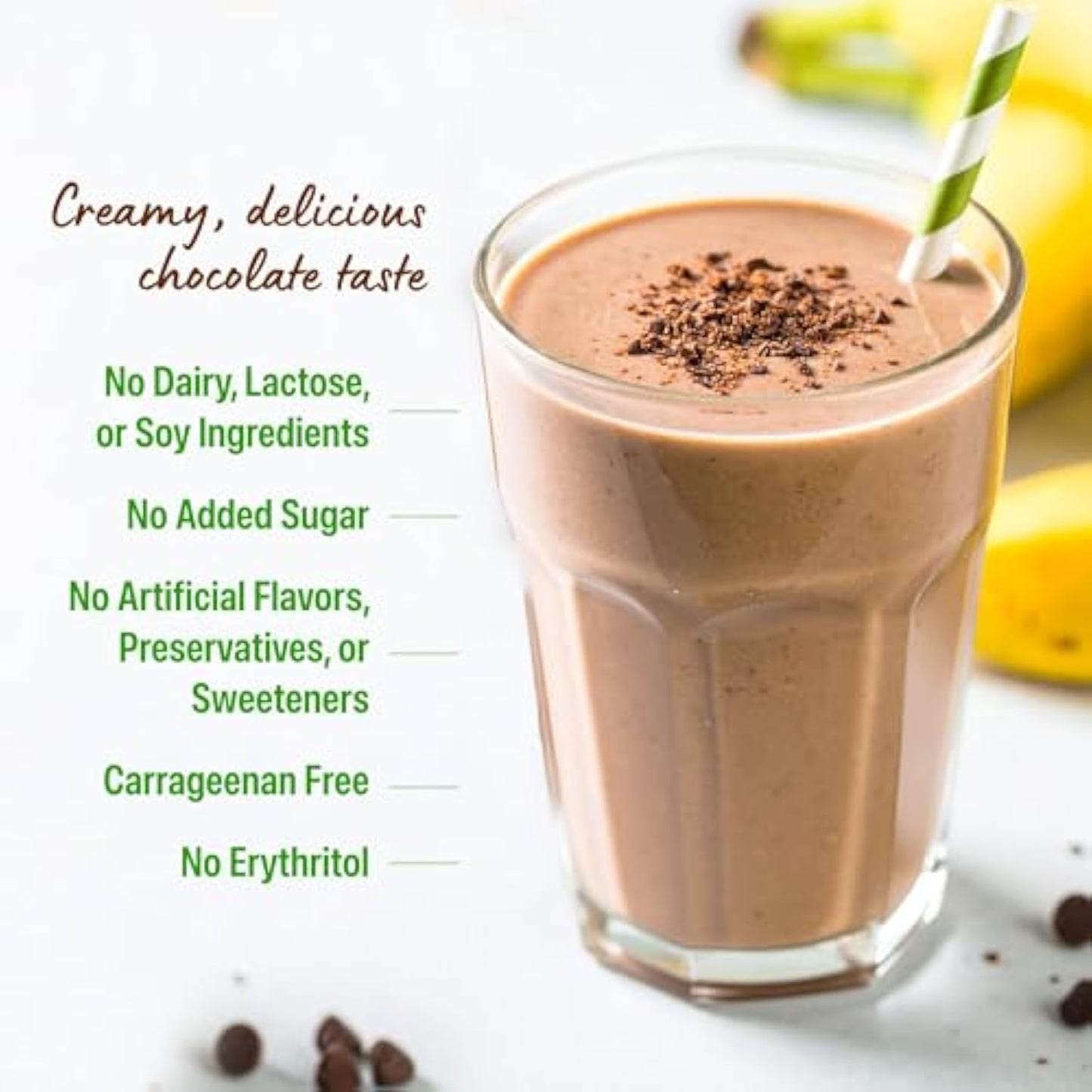 Organic Proteintm Plant Based ProteinPowder-Creamy Chocolate Fudge Pack of 2